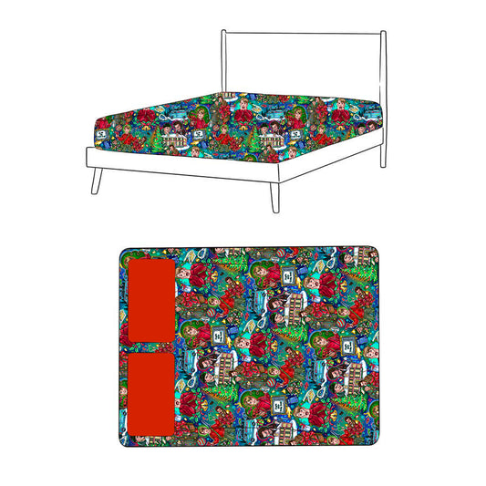 Nov Pre-order Queen/King Fitted Sheet - Kevin