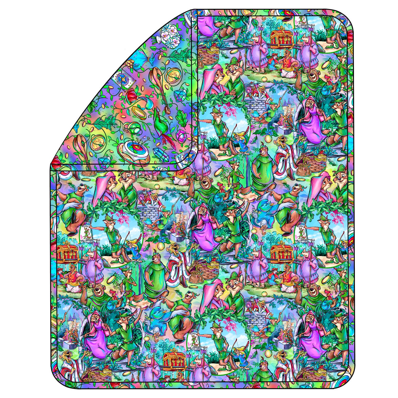 PreOrder Triple Layer Quilted Bamboo Blanket The Hood Millie Rose