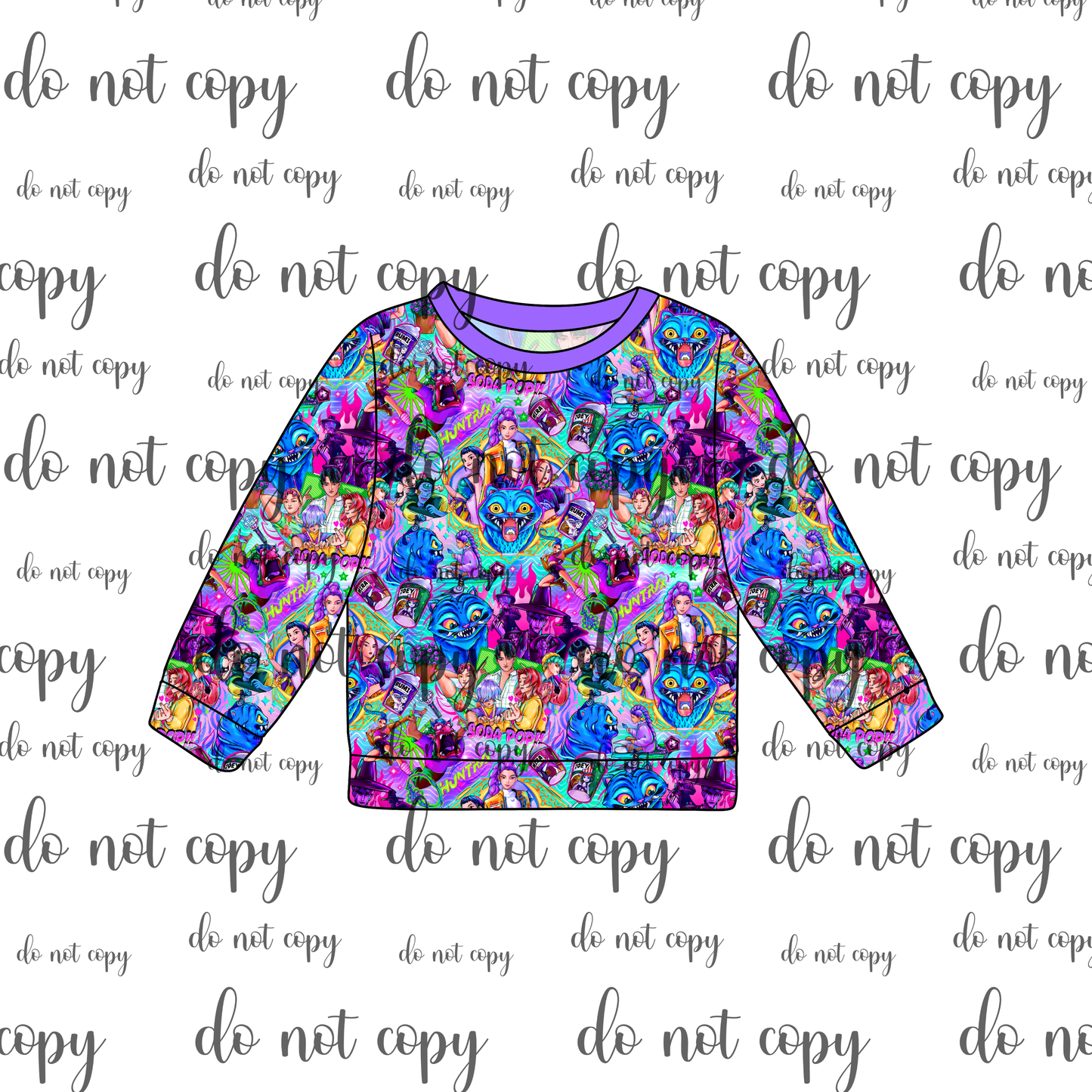 RTS KID'S Crew Neck Pullover - Huntrix