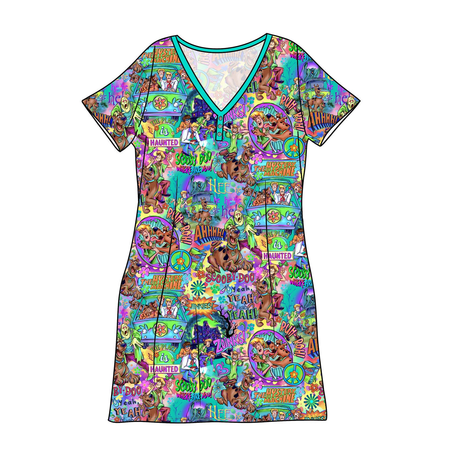 SEPT Pre-Order Bamboo Adult Sleep Gown - Groovy Doo