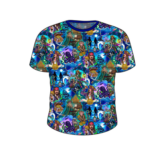 Sept/Oct Kid's Pre-Order Bamboo Short Sleeve Tee - Pirates
