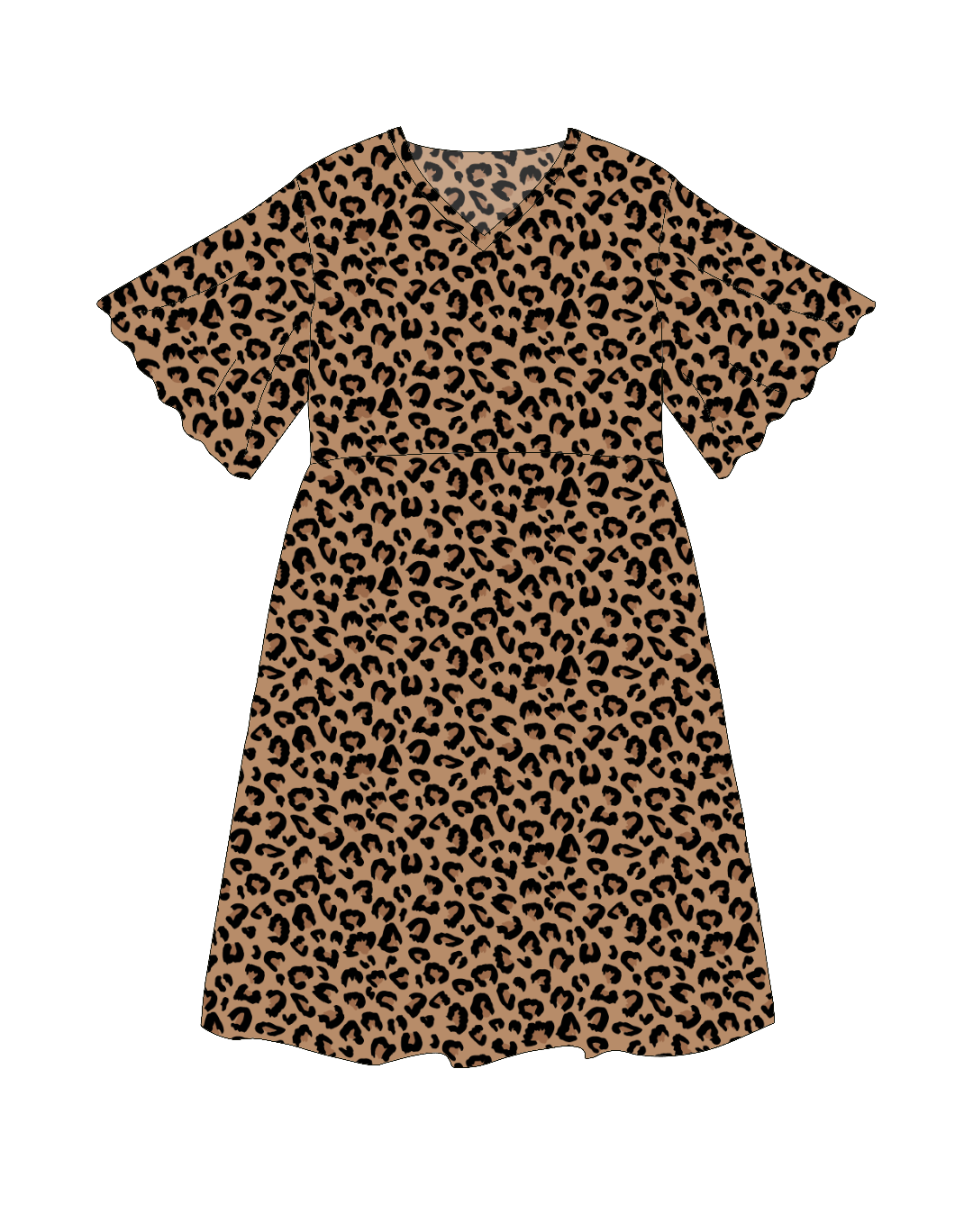 RTS (SIZE DOWN) Women's ultra flutter dress - Prowl
