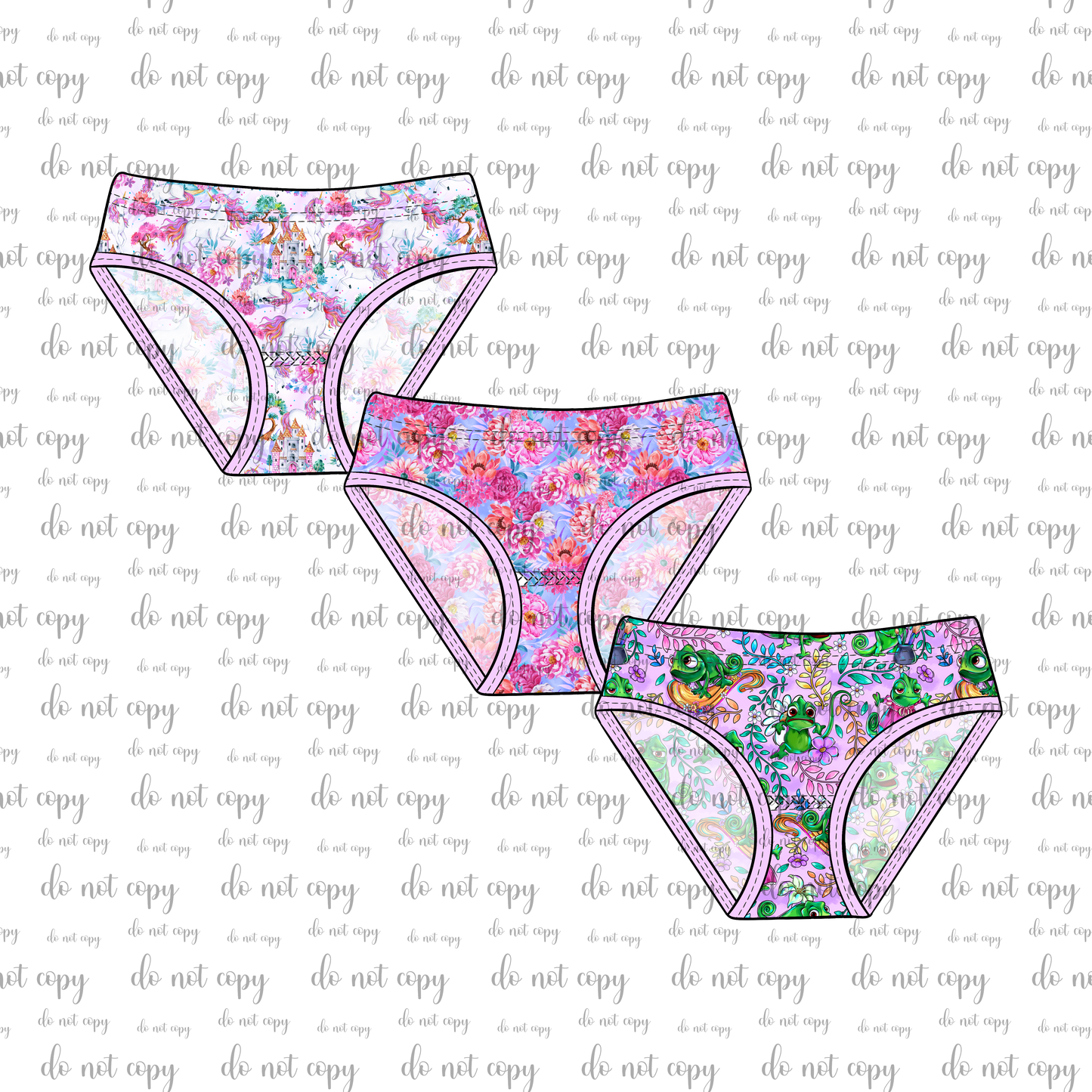 RTS Bamboo Girl's Underwear - Mystical Blooms, The Light