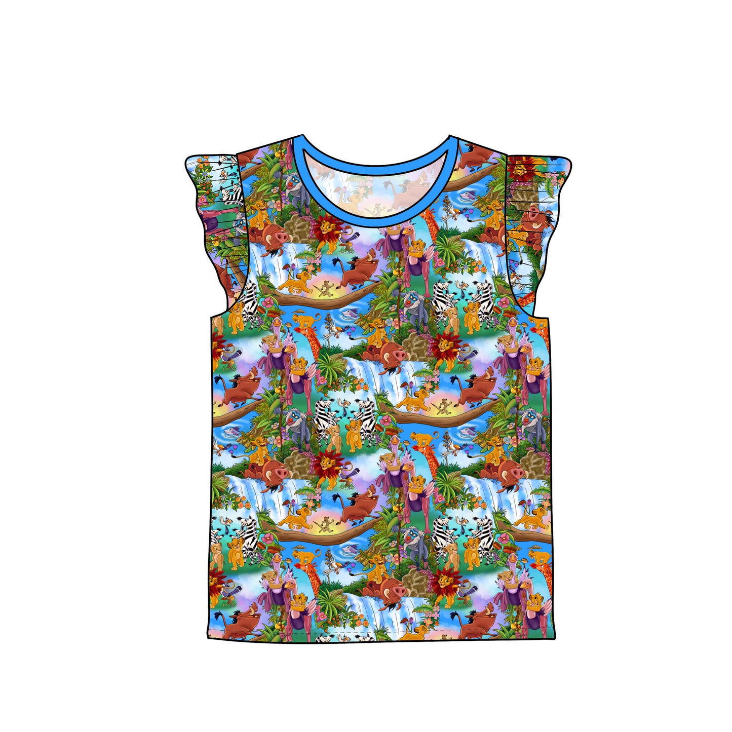 April Pre-Order Flutter Sleeve Tee - Hakuna Matata