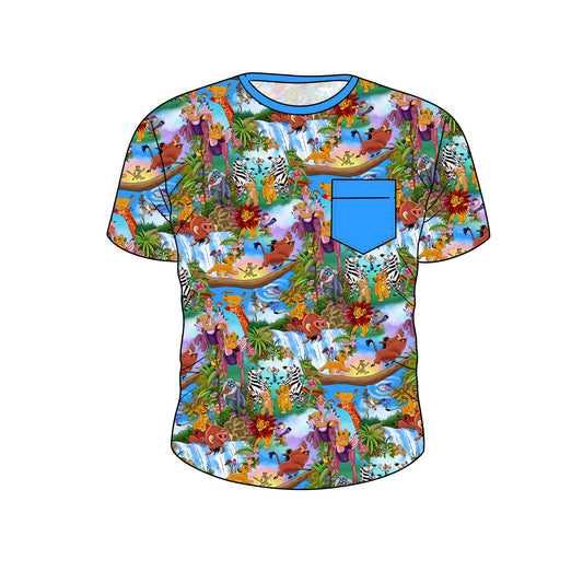 April Pre-Order Bamboo Short Sleeve Pocket Tee - Hakuna Matata