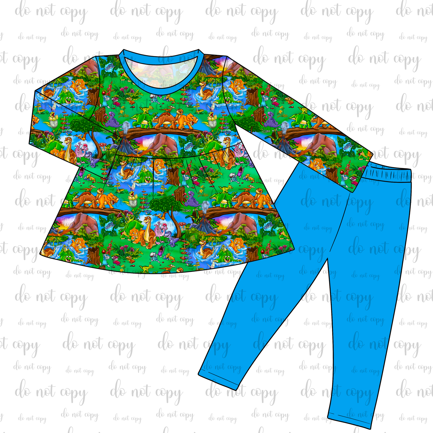 RTS Peplum and Leggings - Littlefoot