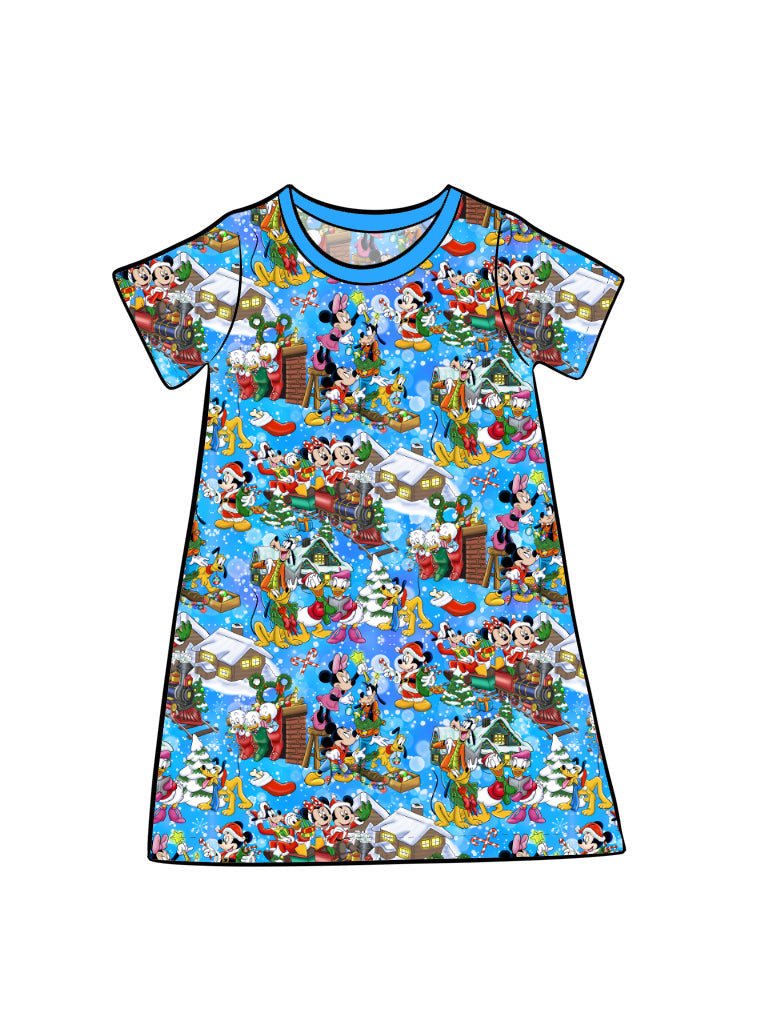RTS Kid's Lounge Gown - All Aboard