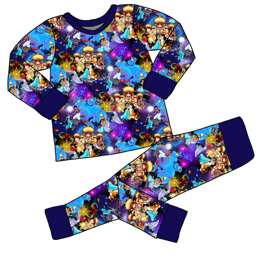 RTS Long Sleeve and Pants Pajama Set - Arabian Nights