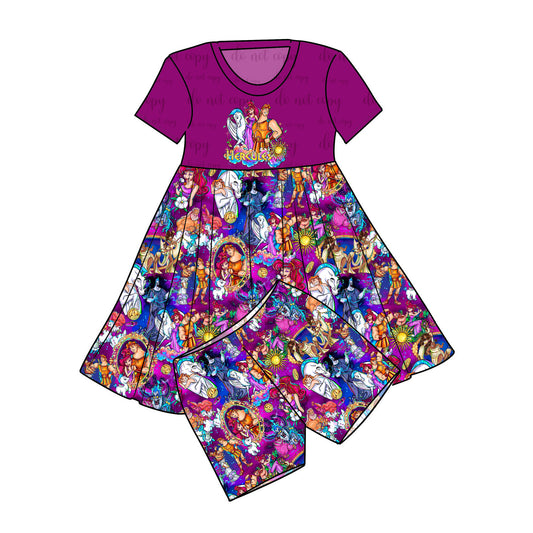 Aug 2026 Pre-order Graphic Twirl Dress with Shorts - Meg