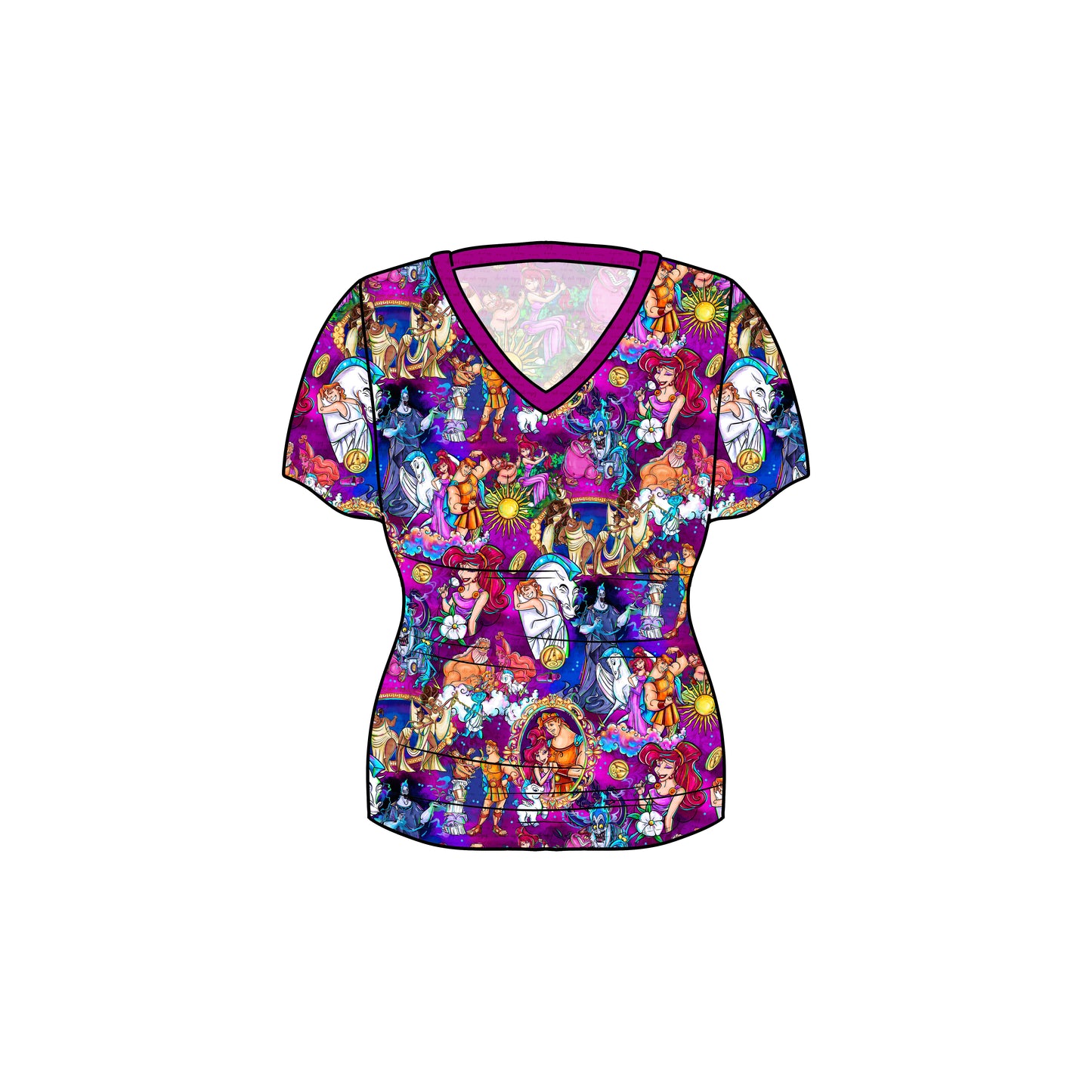 Aug 2026 Pre-Order Women's Oversized V-Neck Tee - Meg