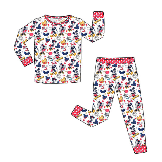 May Pre-Order Bamboo Long Sleeve and Pants Pajama Set - Mouse Treats