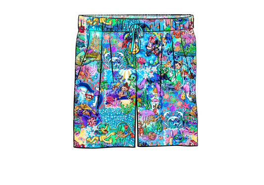JAN Pre-Order Men's Bamboo Shorts - Ocean Buddies