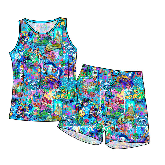 RTS Tank and Shorts Set - Ocean Buddies