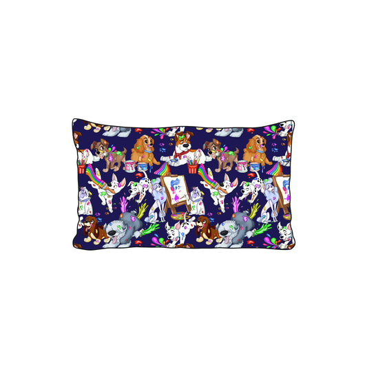 RTS Bamboo Pillowcase - Painting Pups