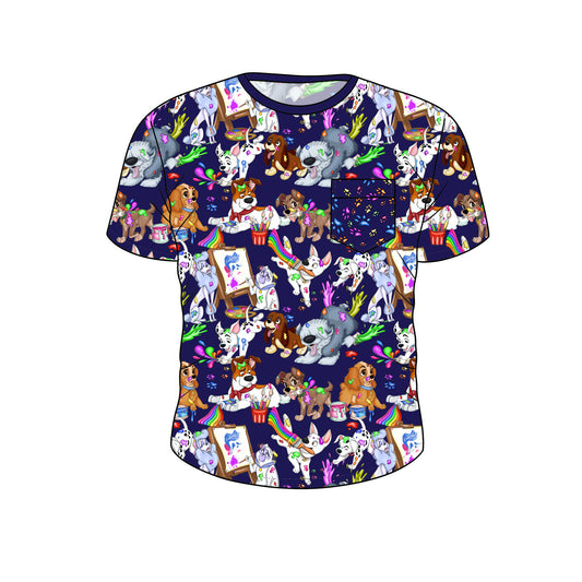 RTS Bamboo Short Sleeve Pocket Tee - Painting Pups