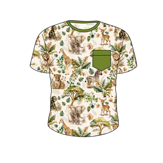 RTS Bamboo Short Sleeve Pocket Tee - Zoo Crew
