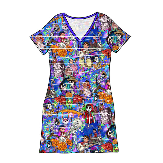 RTS Bamboo Adult Sleep Gown - Poco Loco