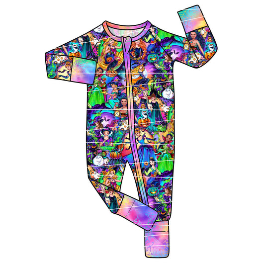 RTS Bamboo Convertible Zip Romper - Princess Halloween