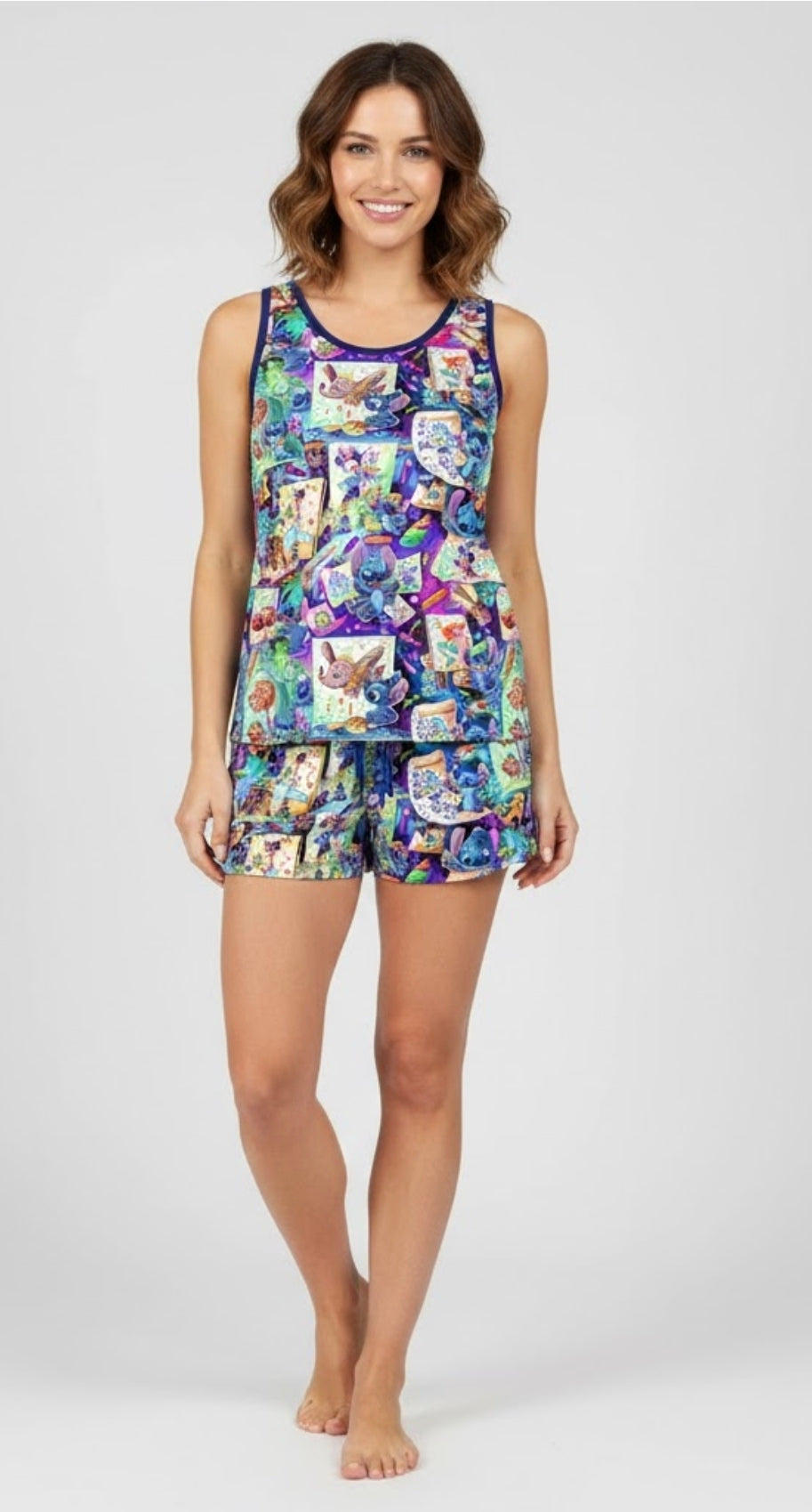 RTS Tank and Shorts Set - Picasso