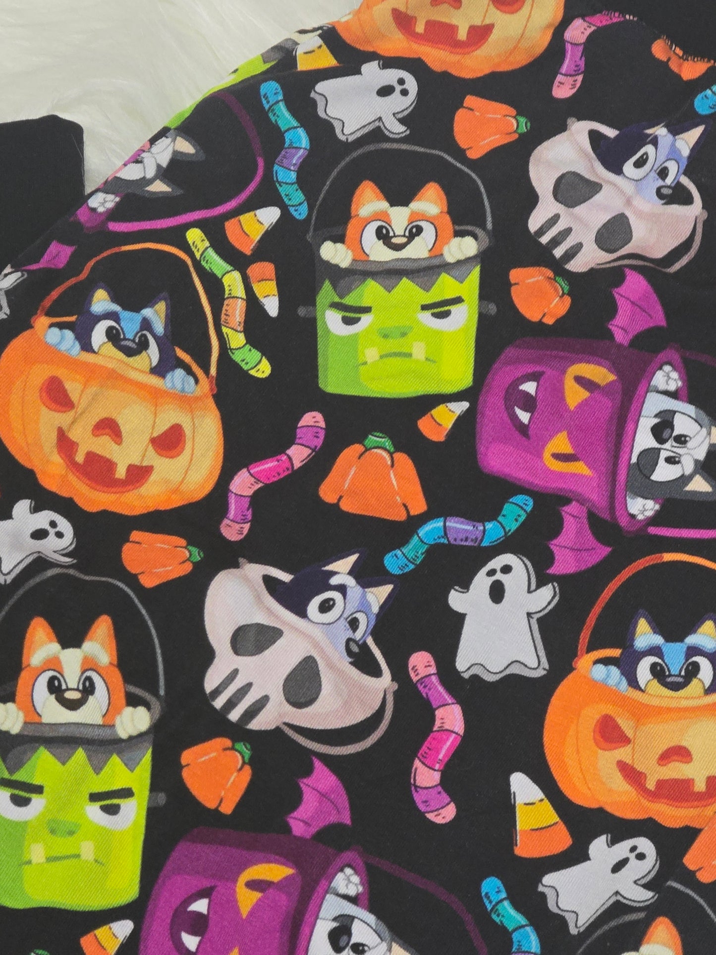 RTS Adult Small Bluey Halloween Joggers - NWOT