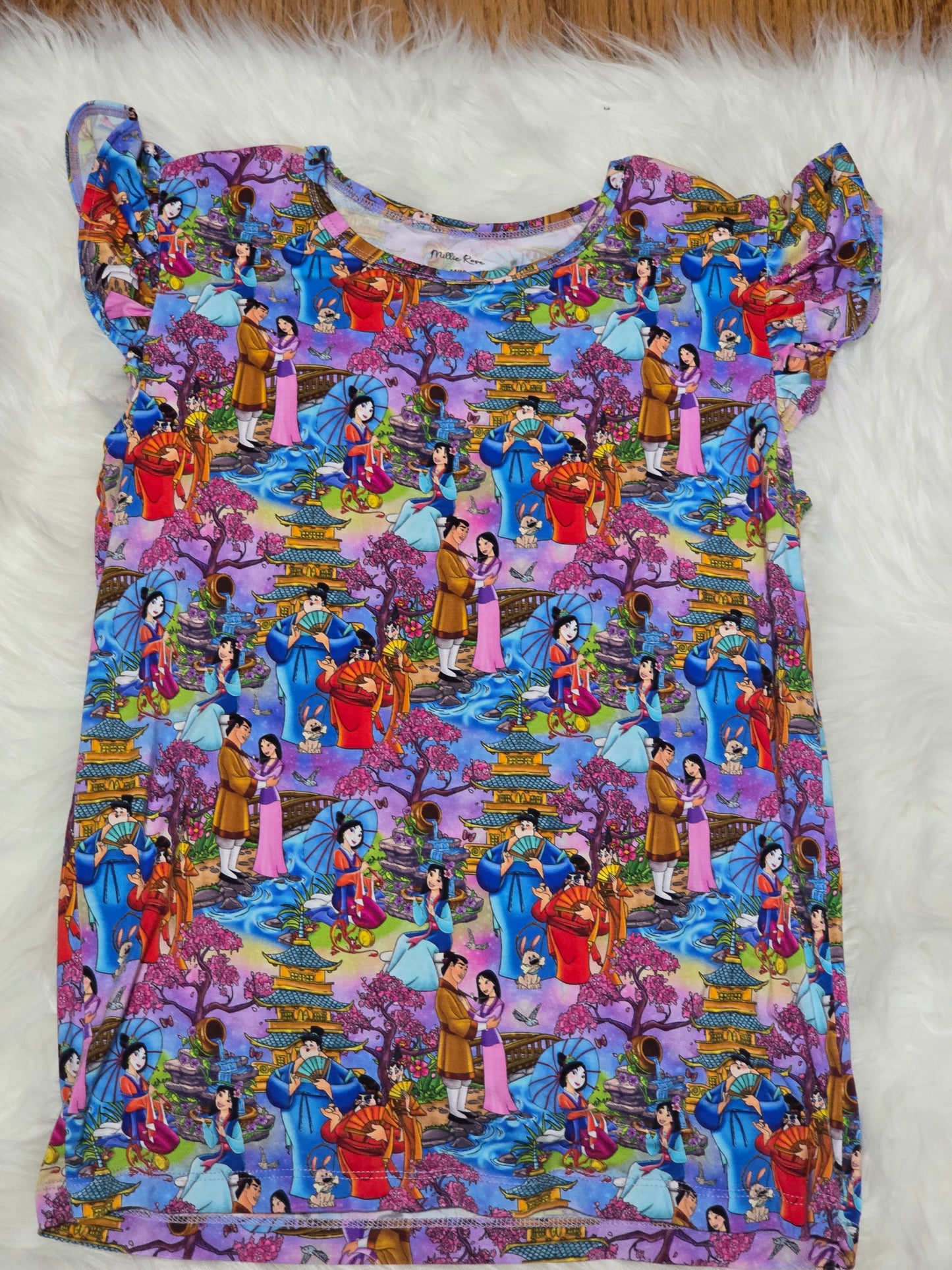 RTS 14/16 Mulan Flutter Tee - EUC