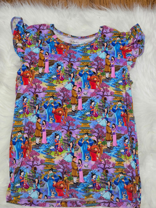 RTS 14/16 Mulan Flutter Tee - EUC