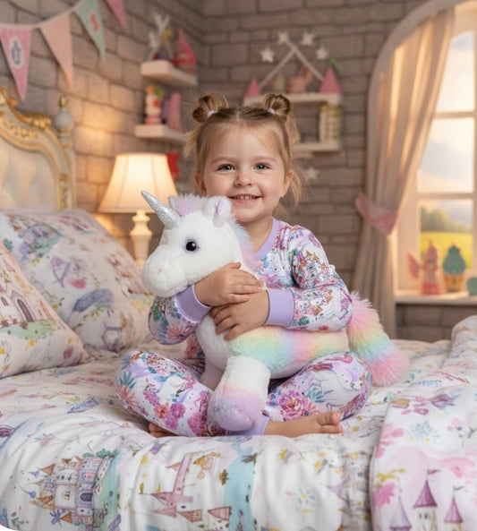 RTS Long Sleeve and Pants Pajama Set - Mystical Blooms