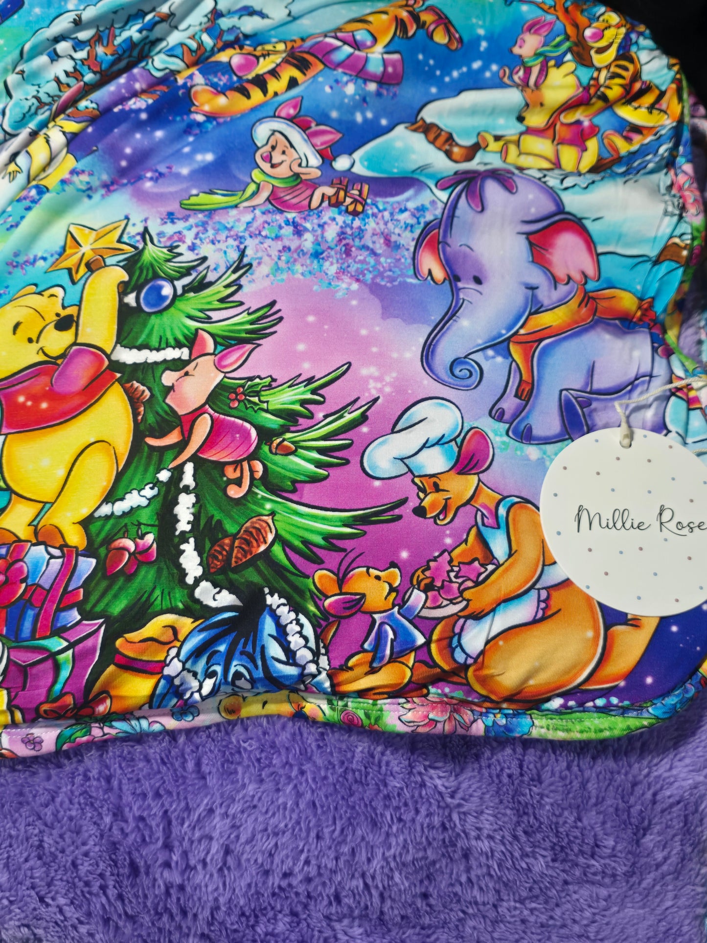 RTS 60x85 BAMBOO/MINKY Blanket - Honey Holiday