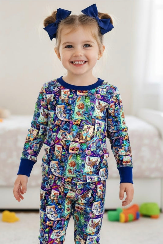 RTS Long Sleeve and Pants Pajama Set - Picasso