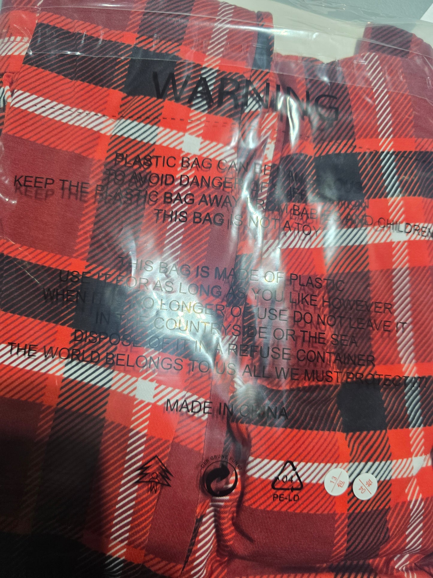 RTS Kid's Plaid Jogger Pajama Pants (Bottoms Only)