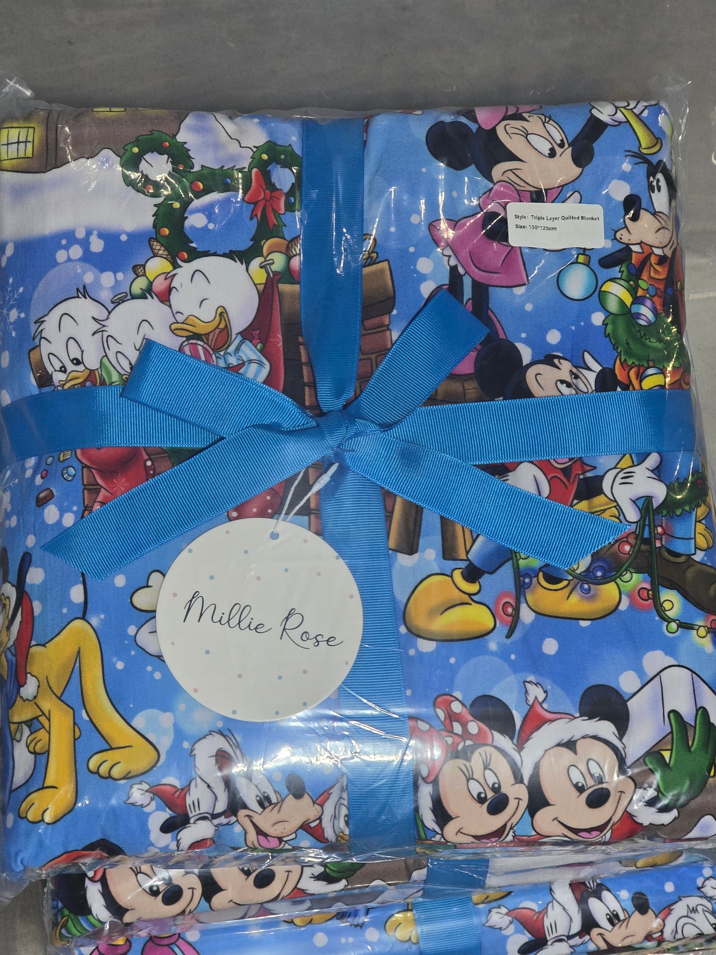 RTS Triple Layer Quilted Bamboo Blanket - All Aboard