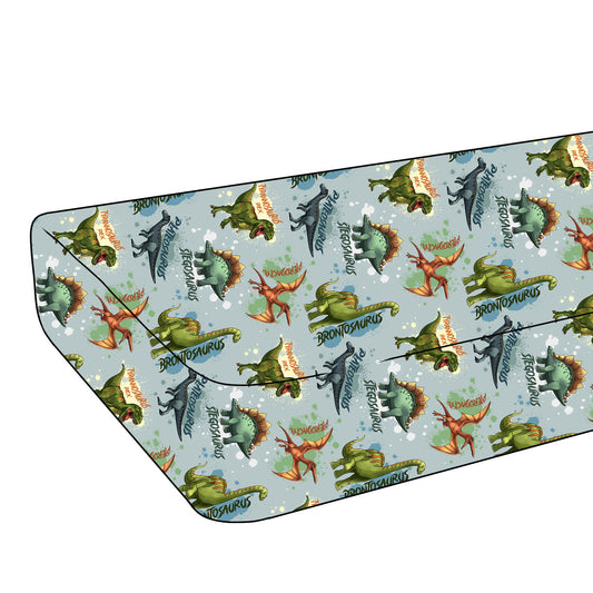 July Pre-Order Bamboo Sheets - Splatter Dinos