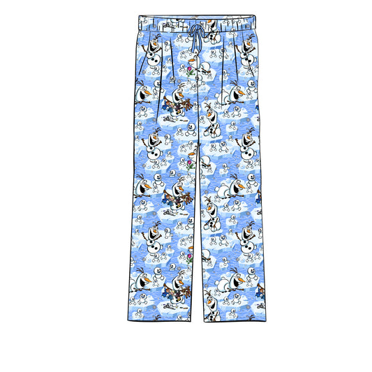 RTS Men's Bamboo Adult Pants - Do You Wanna Build A Snowman?