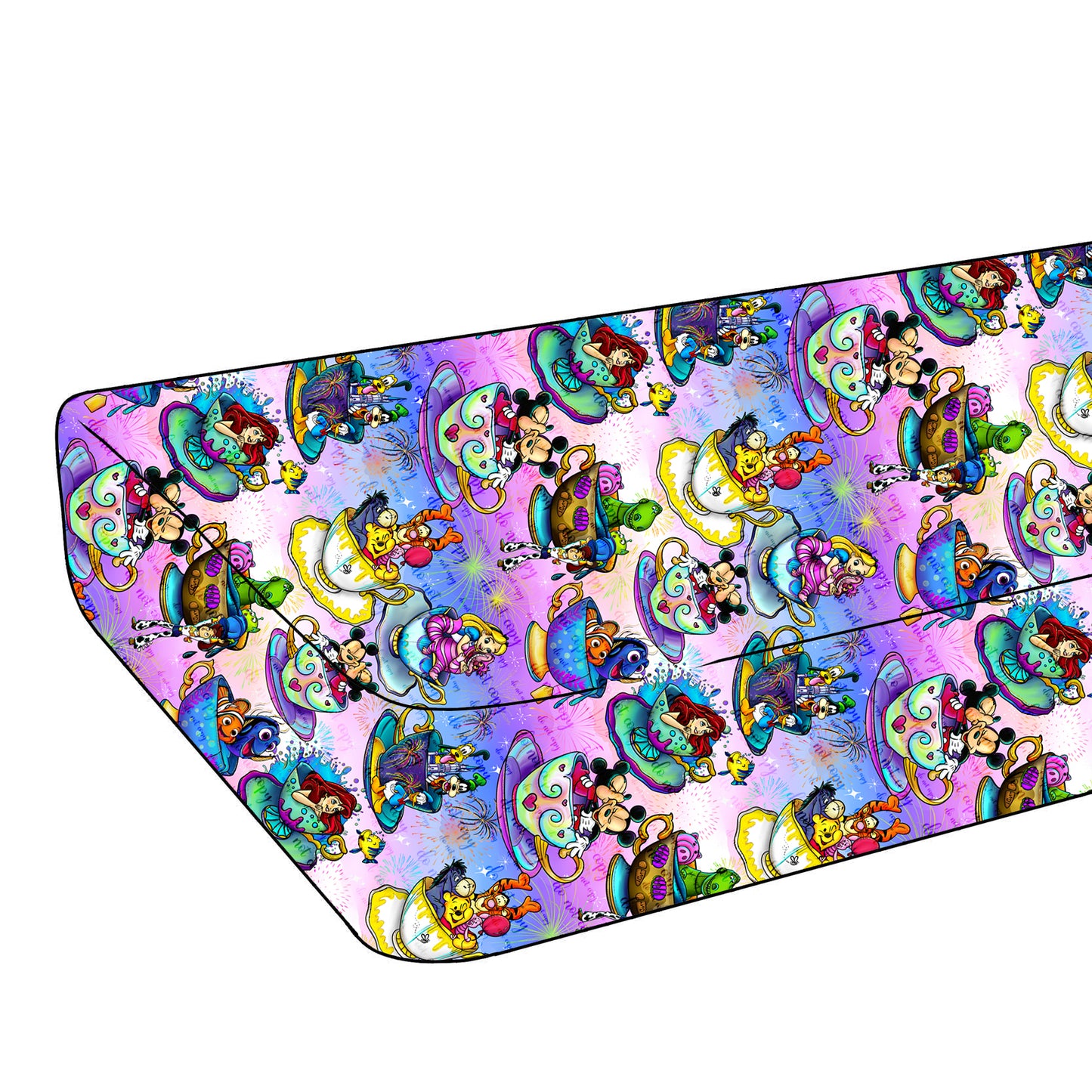 June Pre-Order Bamboo Sheets - Purple Teacups