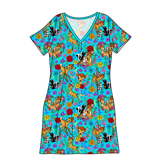 RTS Bamboo Adult Sleep Gown - Blooming Buddies