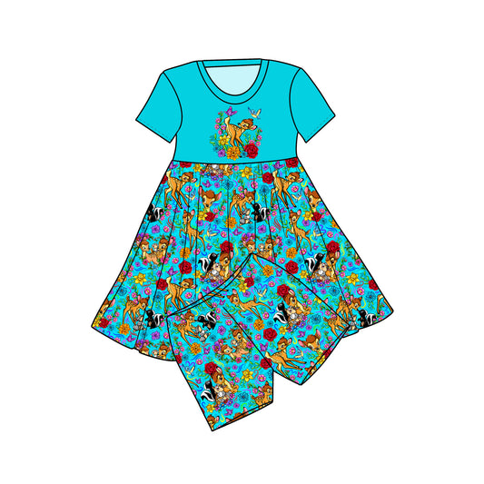 RTS Bamboo Graphic Twirl with Shorts - Blooming Buddies