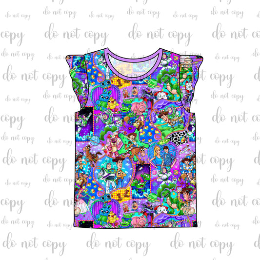 RTS Flutter Sleeve Tee - To Infinity