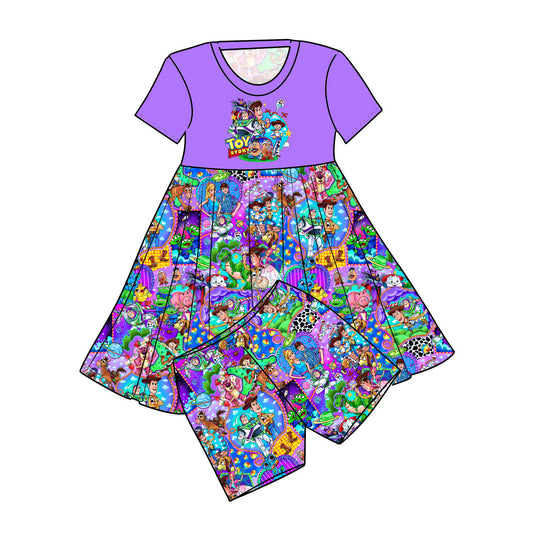 RTS Bamboo Graphic Twirl with Shorts - To Infinity