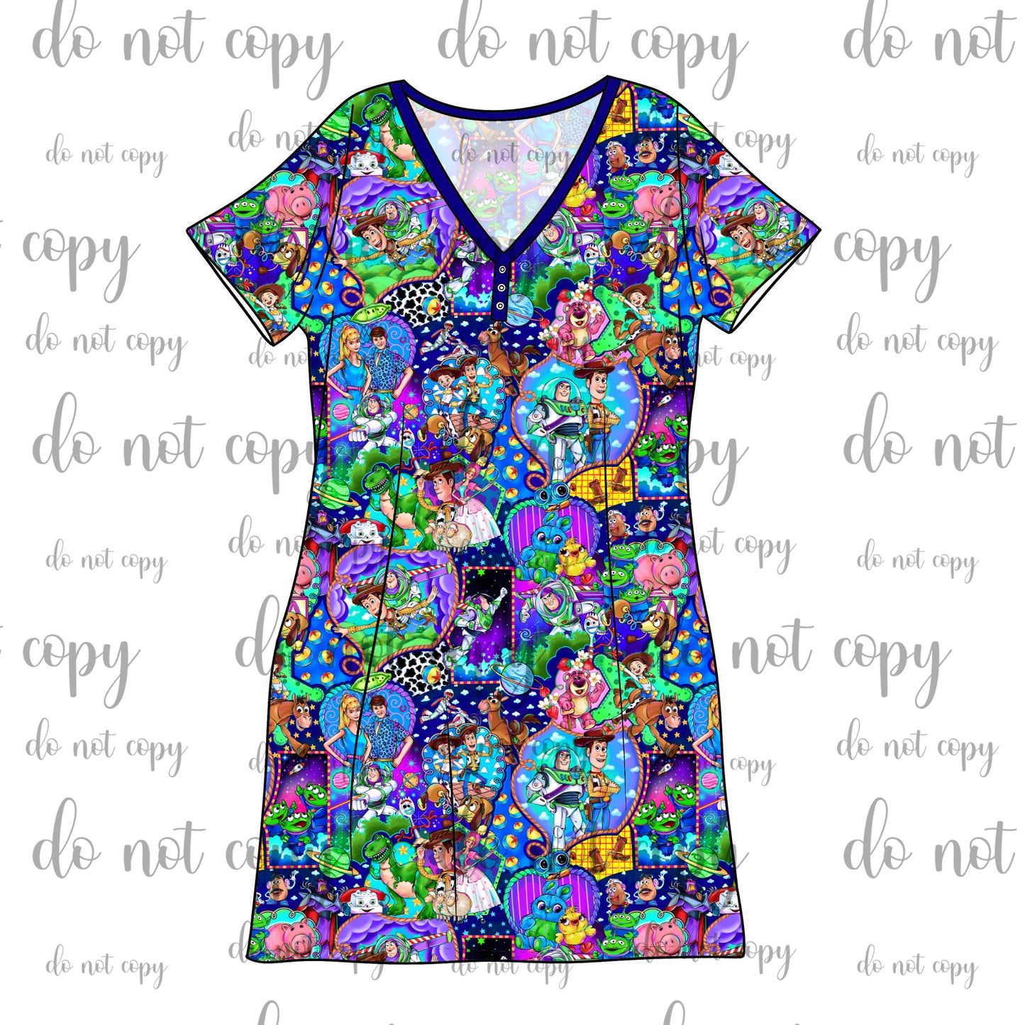 RTS Bamboo Adult Sleep Gown - To Infinity