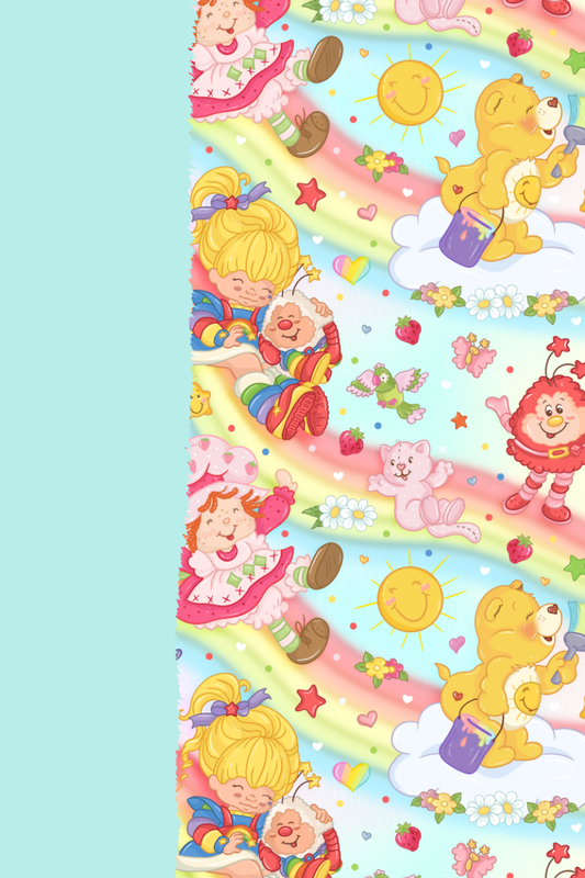 July Pre-Order BAMBOO/MINKY Blanket - Vintage All Characters
