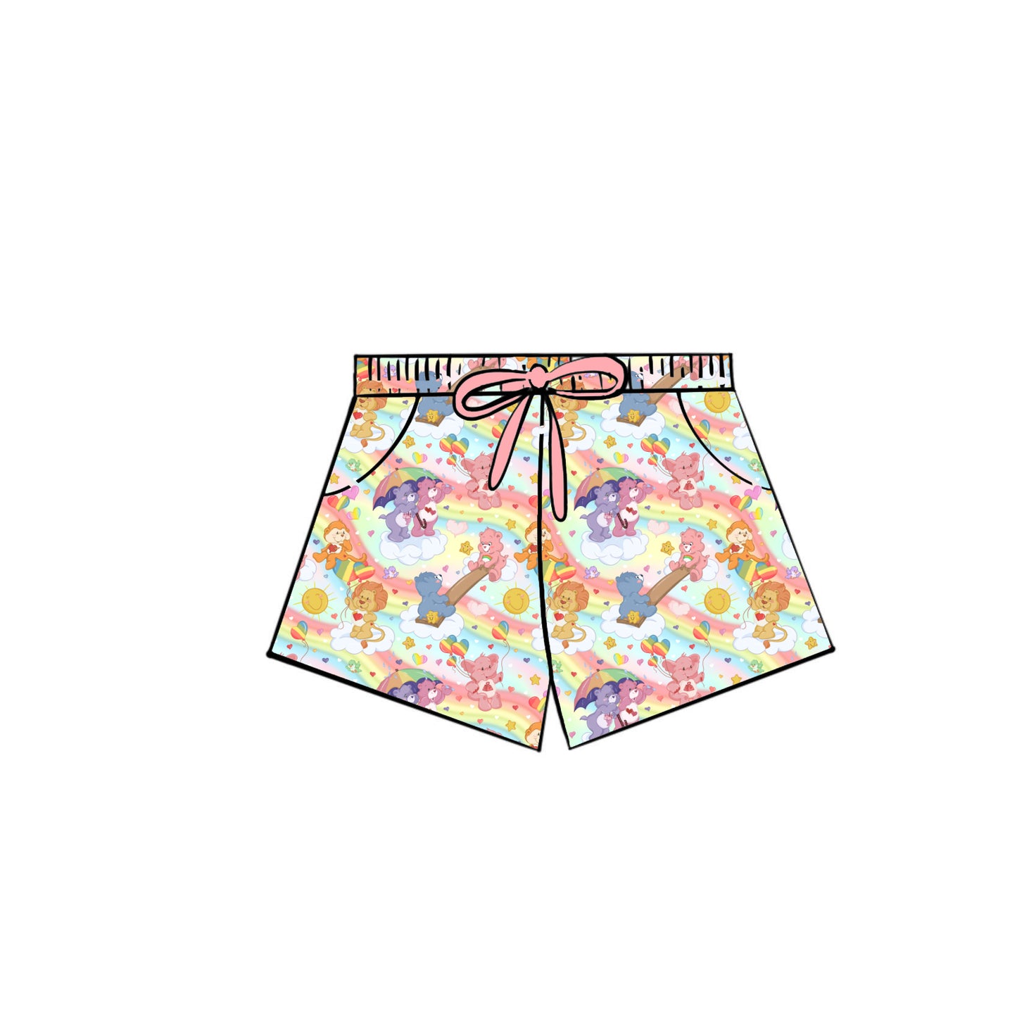 July Pre-Order Women's Lounge Shorts - Vintage Bears