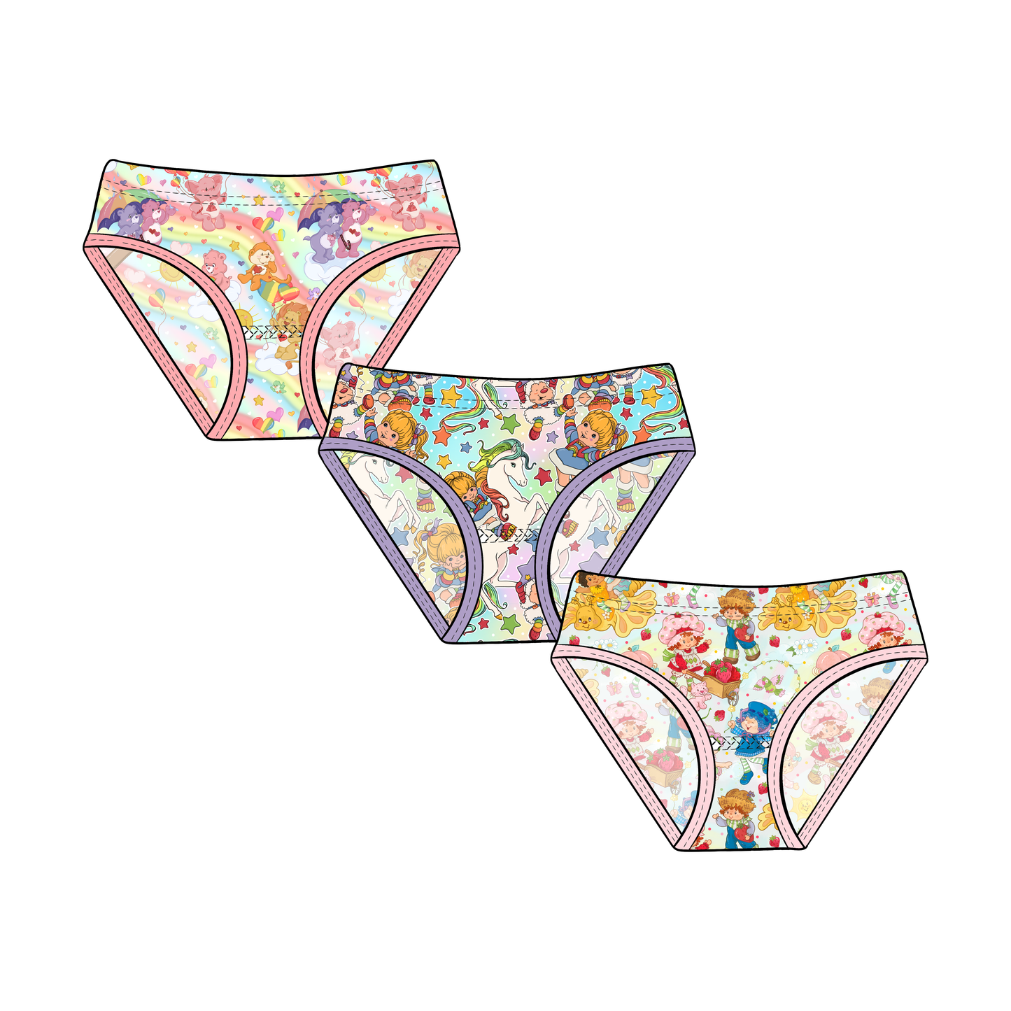 July Pre-order Bamboo Girl's Underwear - Vintage Collection