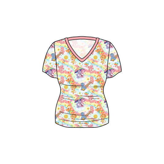 July Pre-Order Women's Oversized V-Neck Tee - Vintage Bears