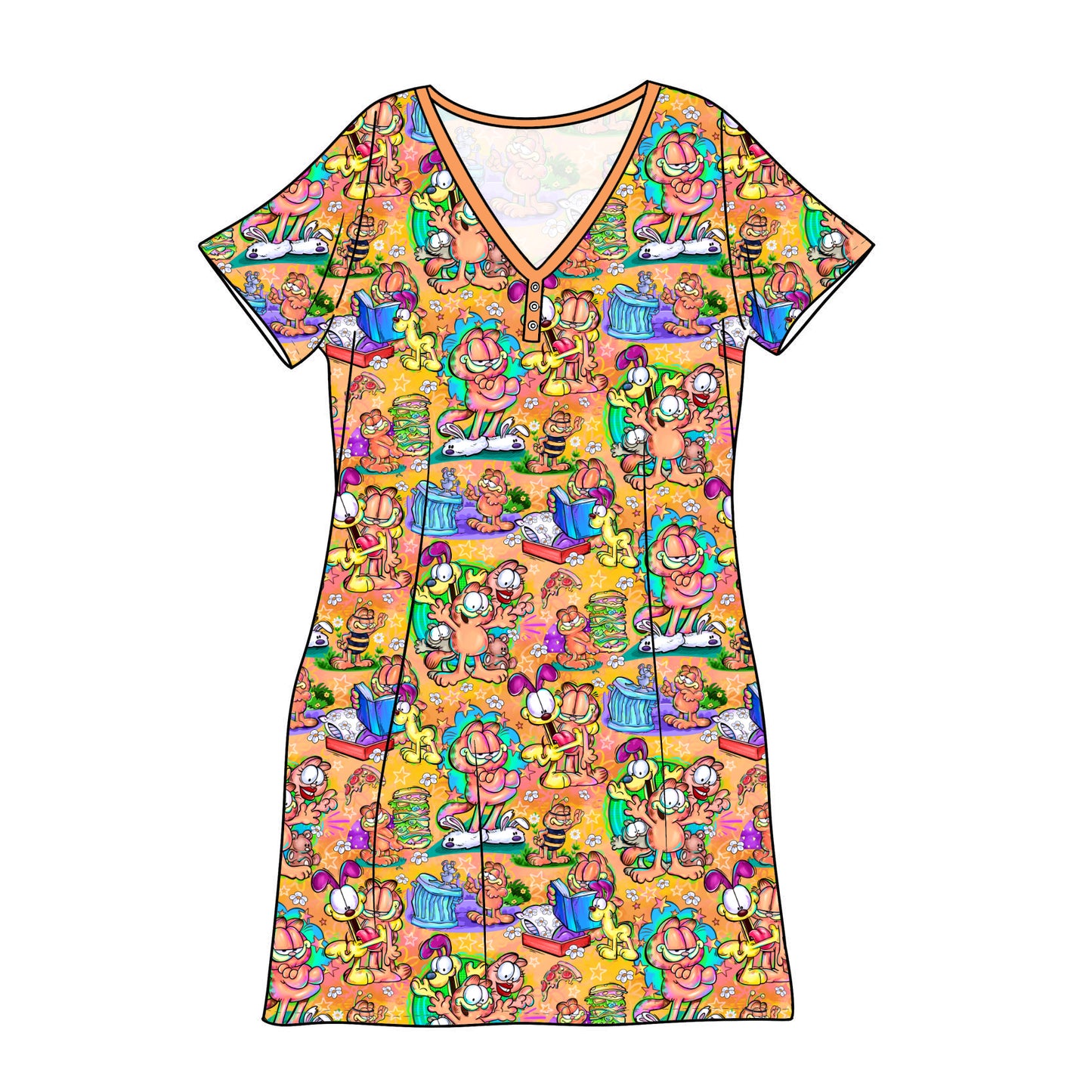 RTS Bamboo Adult Sleep Gown - Lasagna