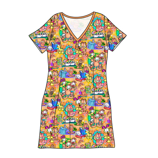 RTS Bamboo Adult Sleep Gown - Lasagna