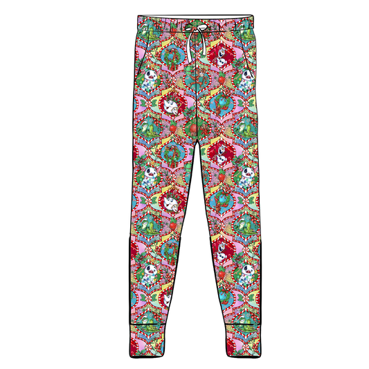 RTS Women's Joggers - Xmas Sidekicks Pink